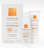 کرم ضدآفتاب آبرسان اورموس SPf50 مناسب پوست خشک و حساس